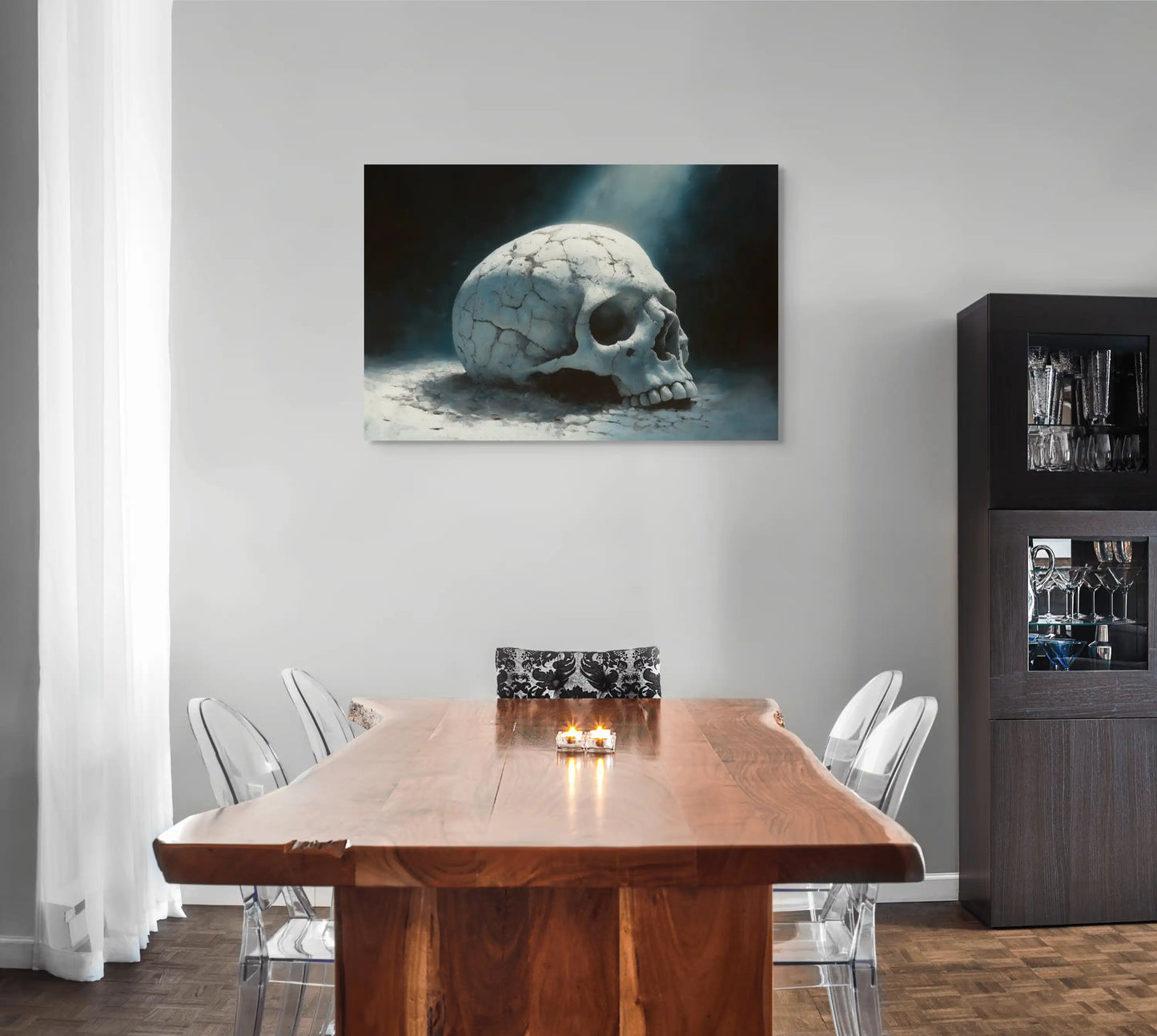 Tableau avec Tête de Mort Affiches, reproductions et œuvres graphiques Art Virtuoso