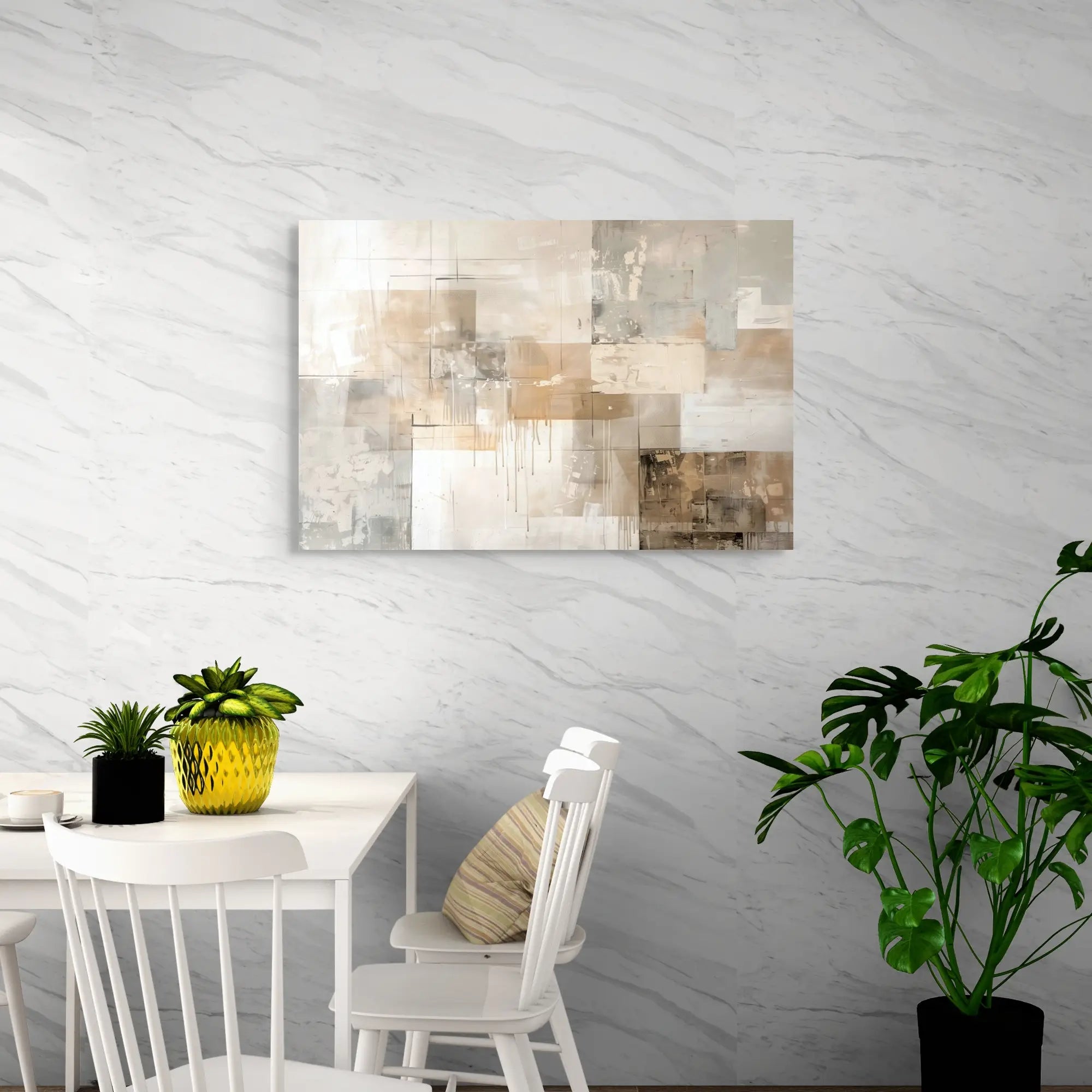 Tableau Beige Et Taupe