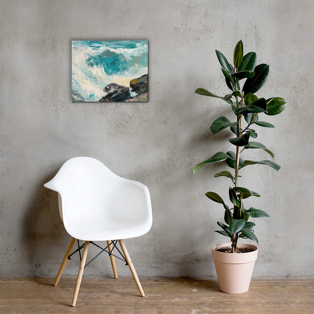 Tableau Bord de Mer Abstrait Art Virtuoso