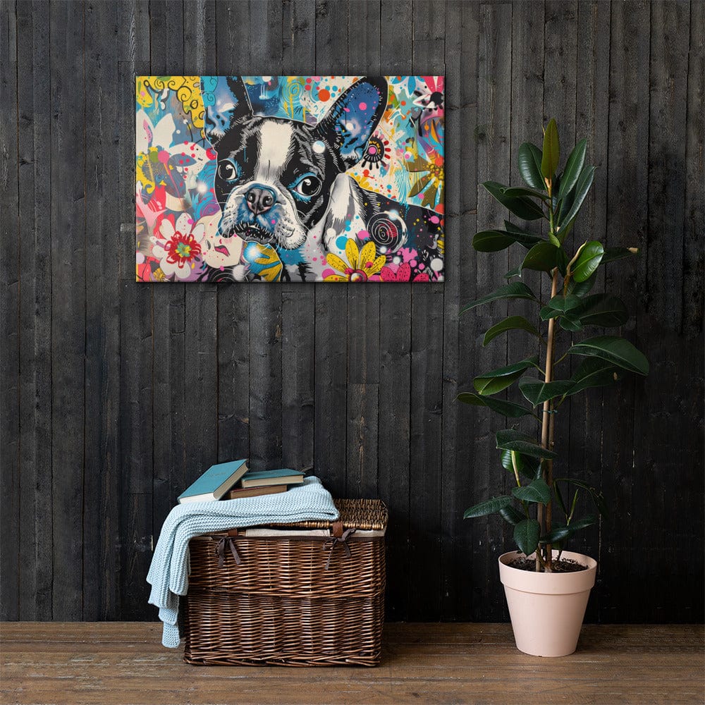 Tableau Bouledogue - Pop Art Superflat Art Virtuoso