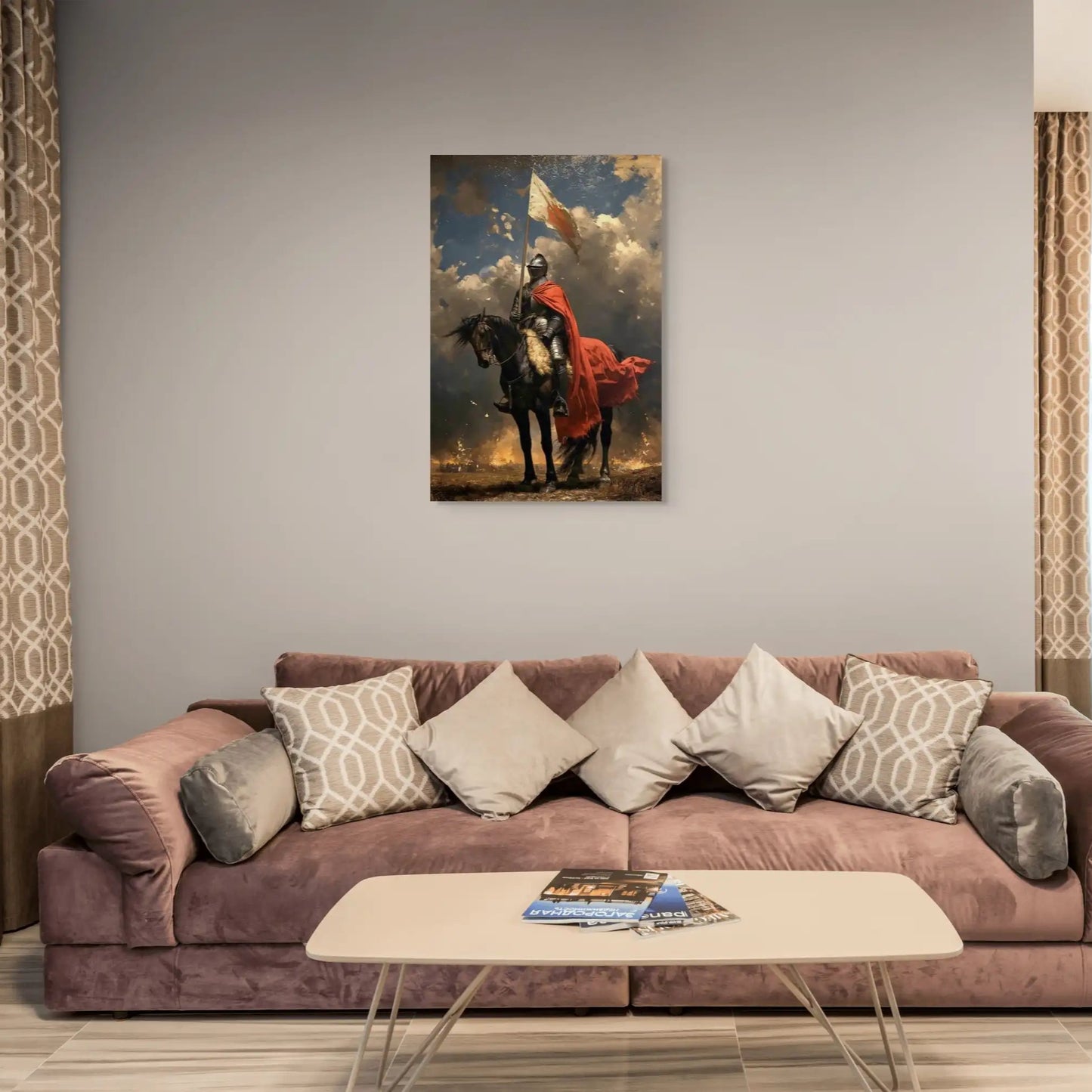 Tableau Chevalier - Moyen Age Affiches, reproductions et œuvres graphiques Art Virtuoso