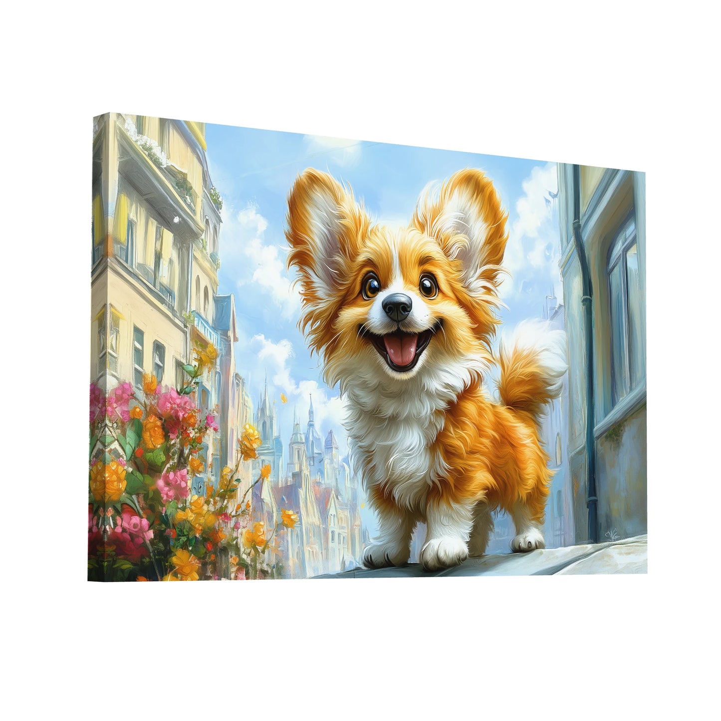 Product Hero 3D WebP Tableau Chien - Peinture Pop Art - Art Virtuoso