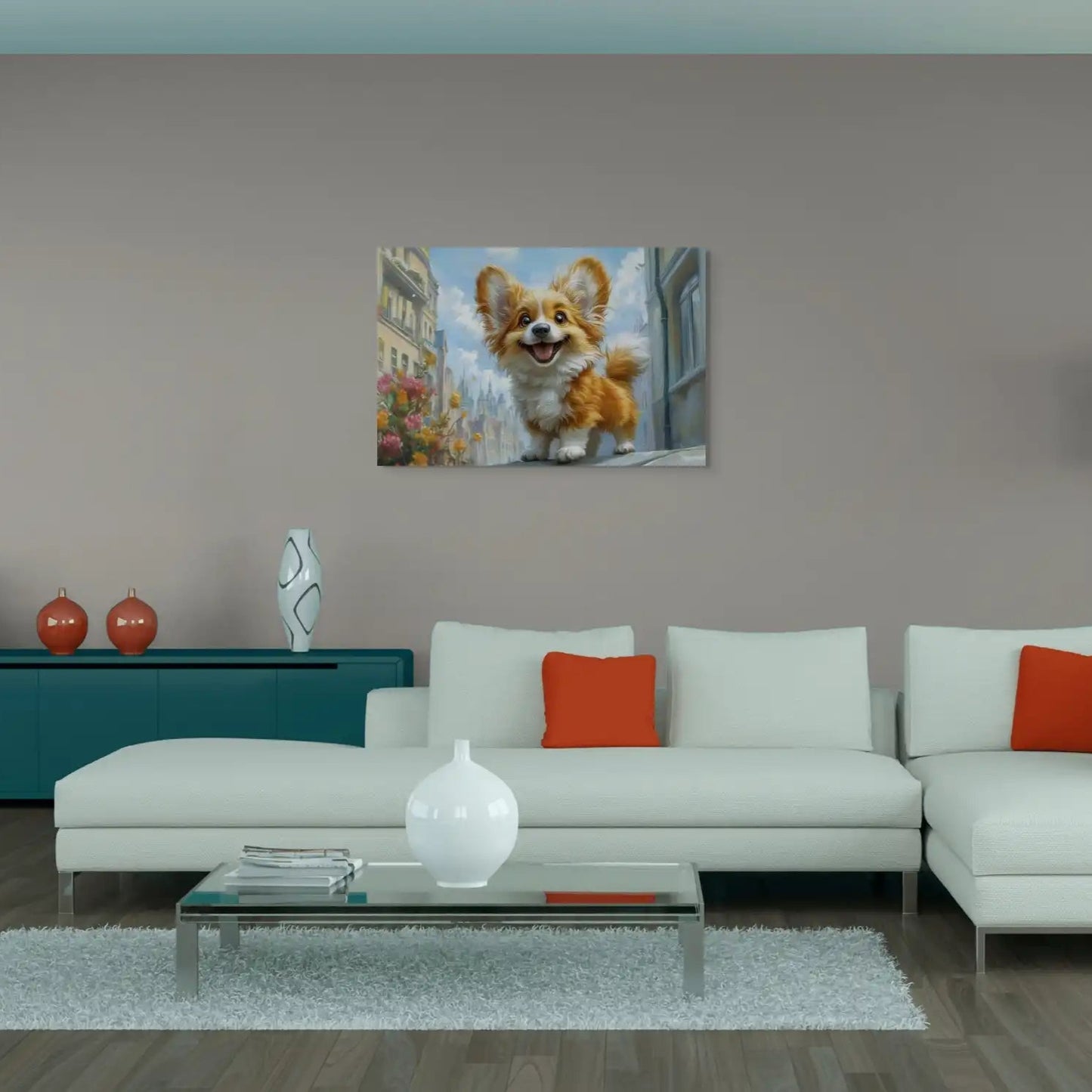 Tableau Chien - Peinture Pop Art Affiches, reproductions et œuvres graphiques Art Virtuoso