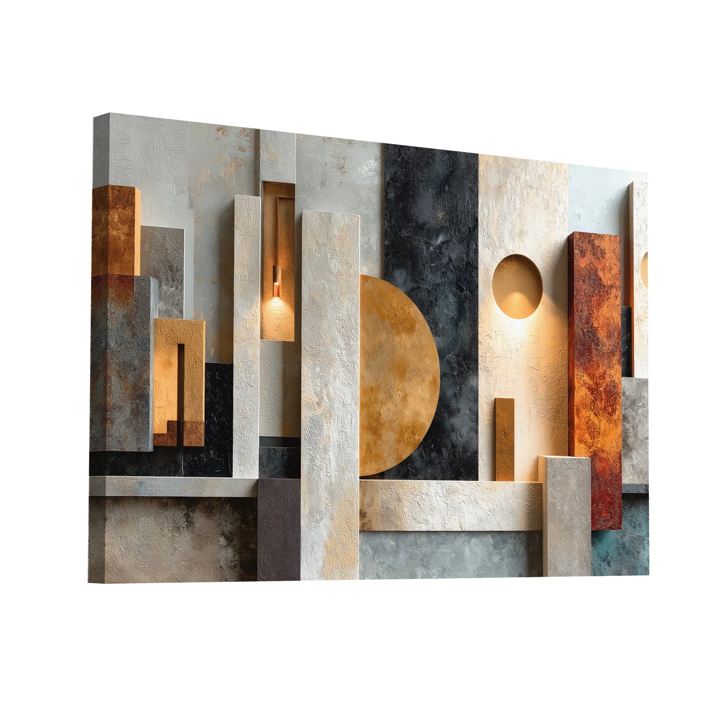 Product Hero 3D WebP Tableau Contemporain Très Tendance - Architecture Lumineuse - Art Virtuoso