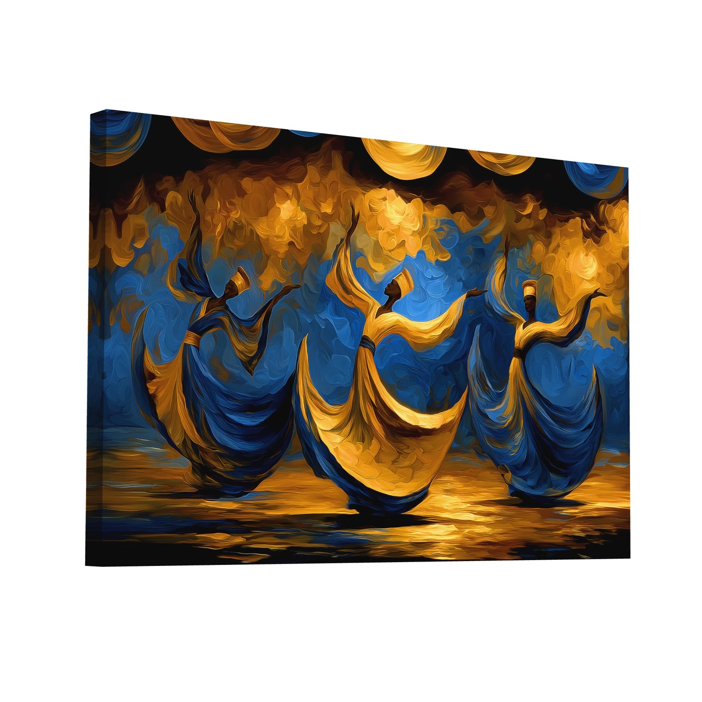 Product Hero 3D WebP Tableau Danse Africaine - Art Virtuoso