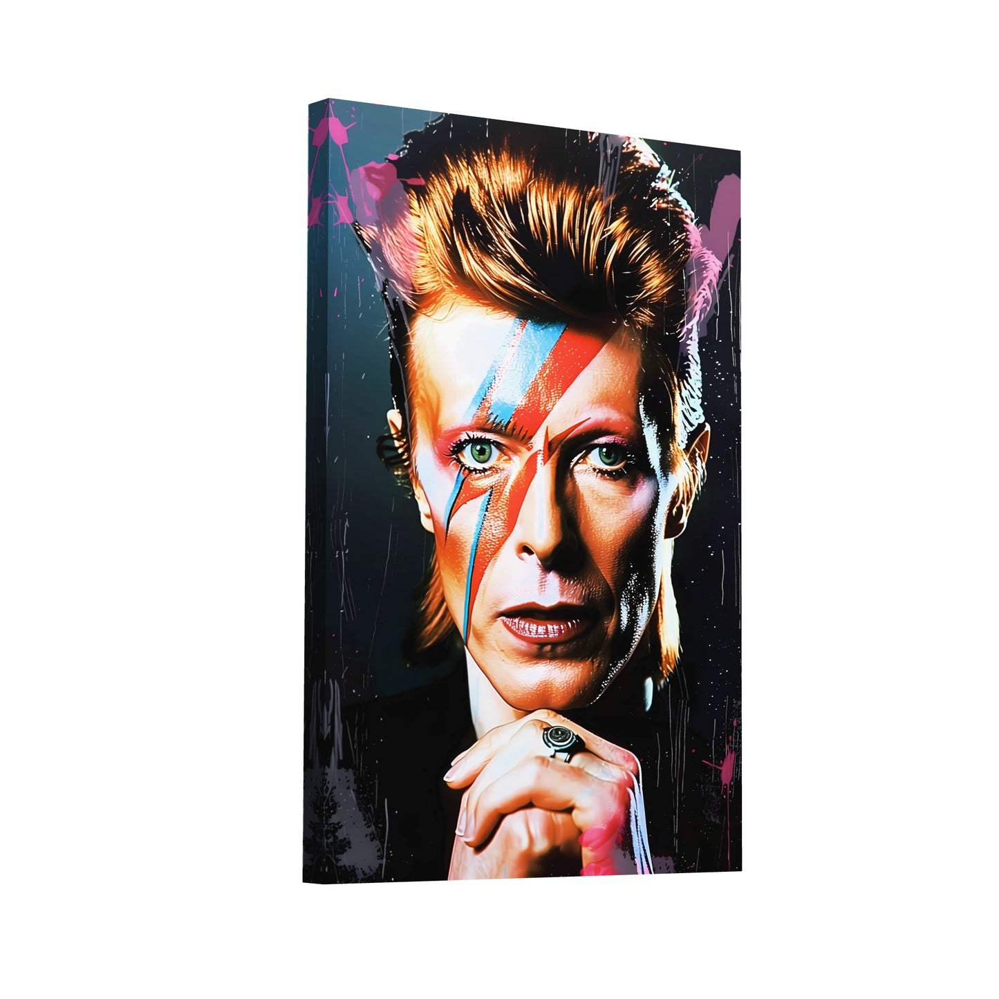 Product Hero 3D WebP Tableau David Bowie - Pop Art - Art Virtuoso