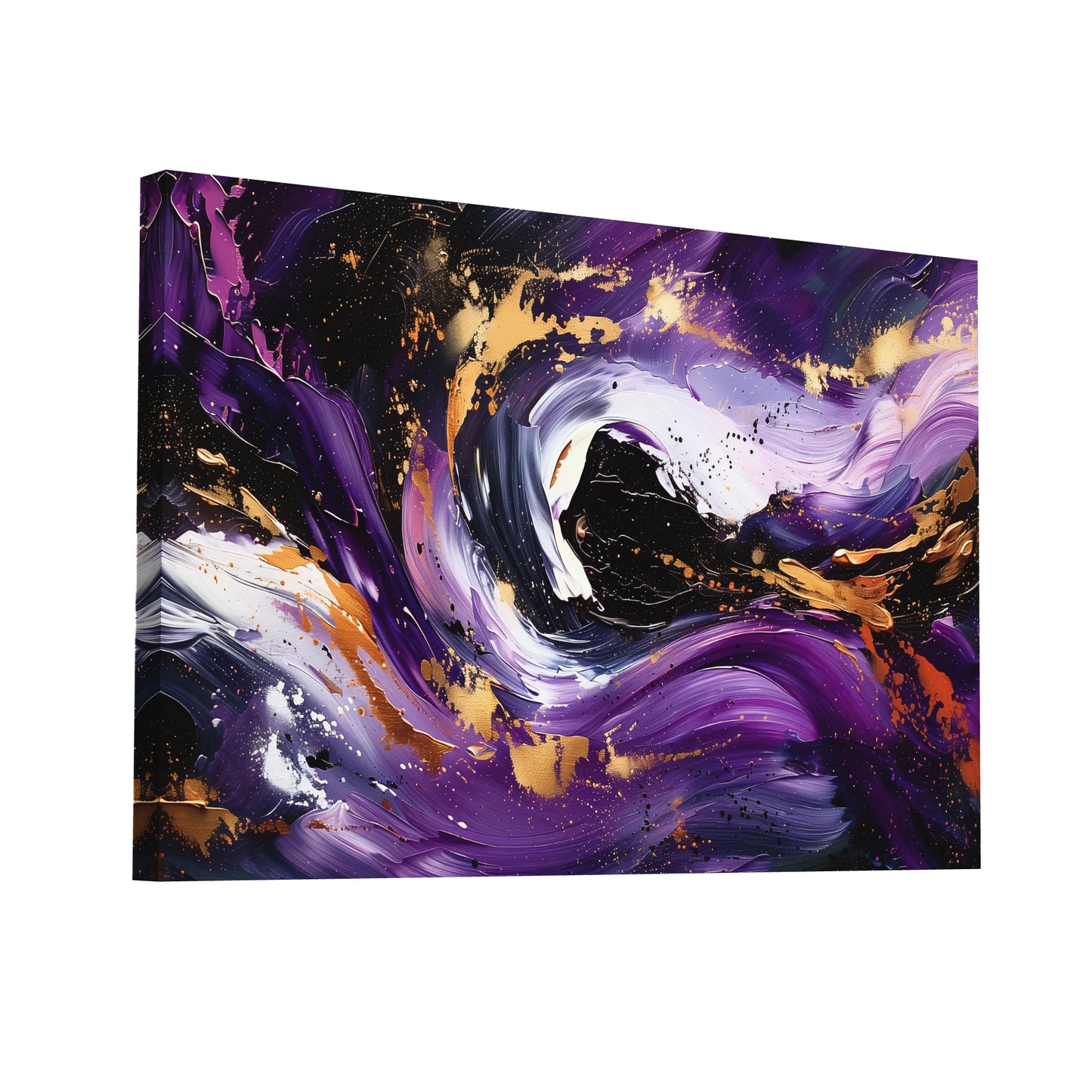 Product Hero 3D WebP Tableau Déco Pourpre Abstrait - Art Virtuoso