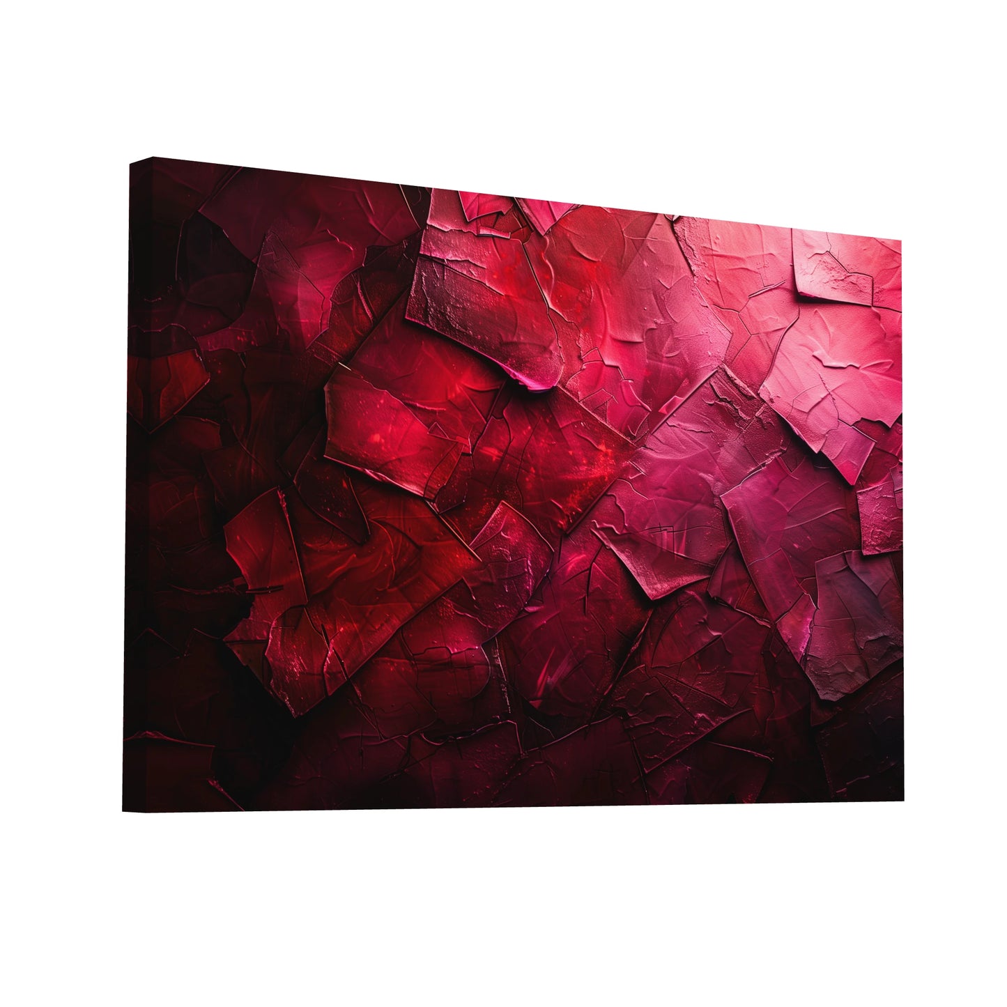 Product Hero 3D WebP Tableau Décoratif avec du Rouge - Color Field - Art Virtuoso