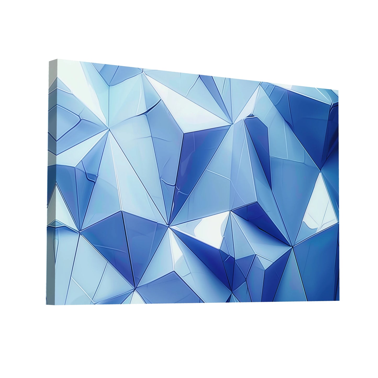 Product Hero 3D WebP Tableau Design Bleu - Art Virtuoso