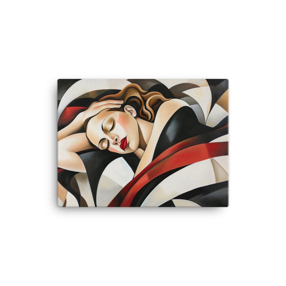 Tableau Femme Abstrait - Inspiration Cubiste Art Virtuoso S