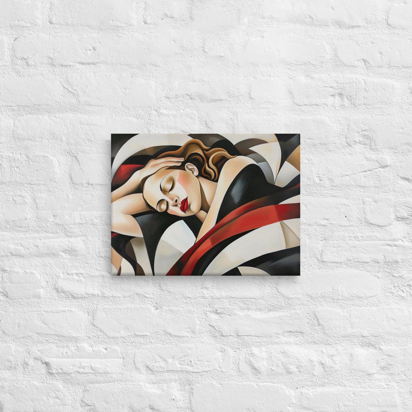 Tableau Femme Abstrait - Inspiration Cubiste Art Virtuoso