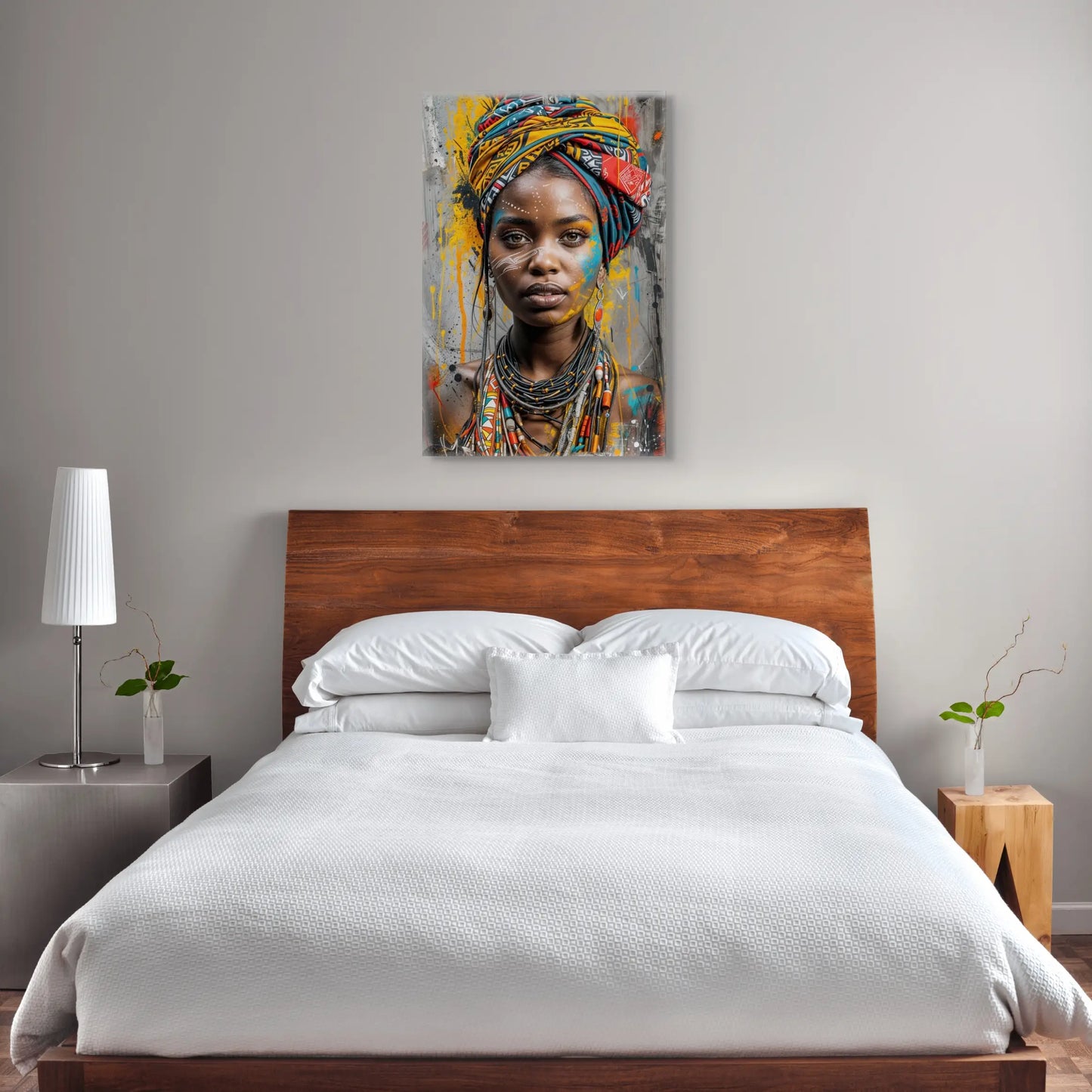 Tableau Femme - Africaine Moderne Art Virtuoso