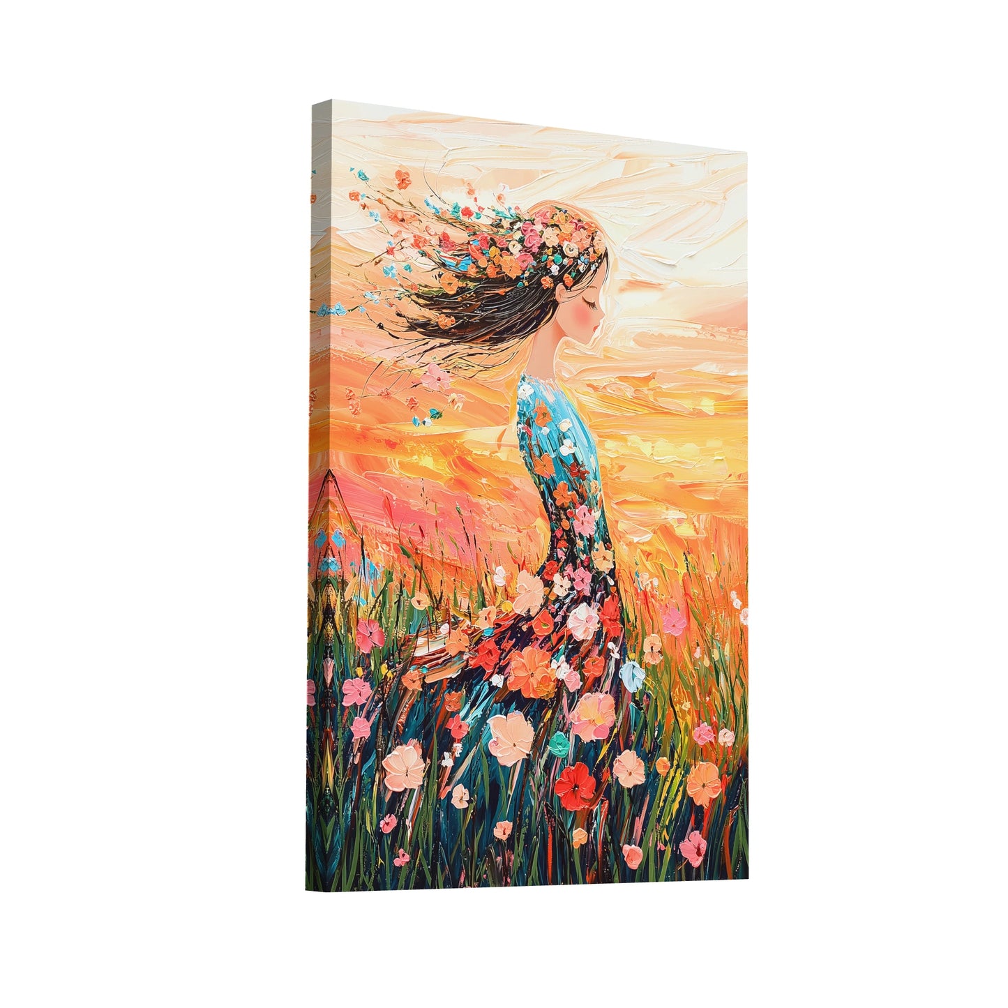 Product Hero 3D WebP Tableau Fille Original - Art Virtuoso