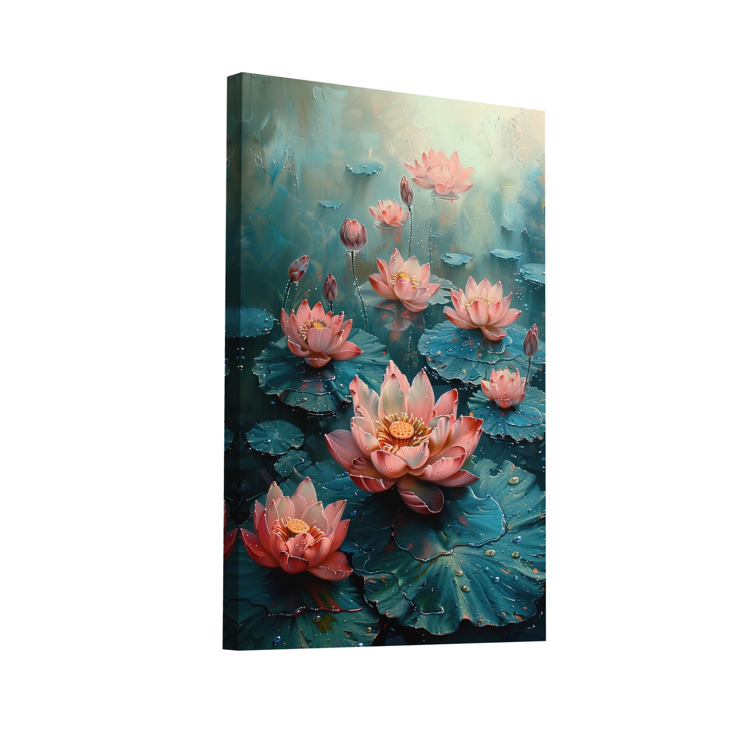 Product Hero 3D WebP Tableau Fleur Zen - Art Virtuoso