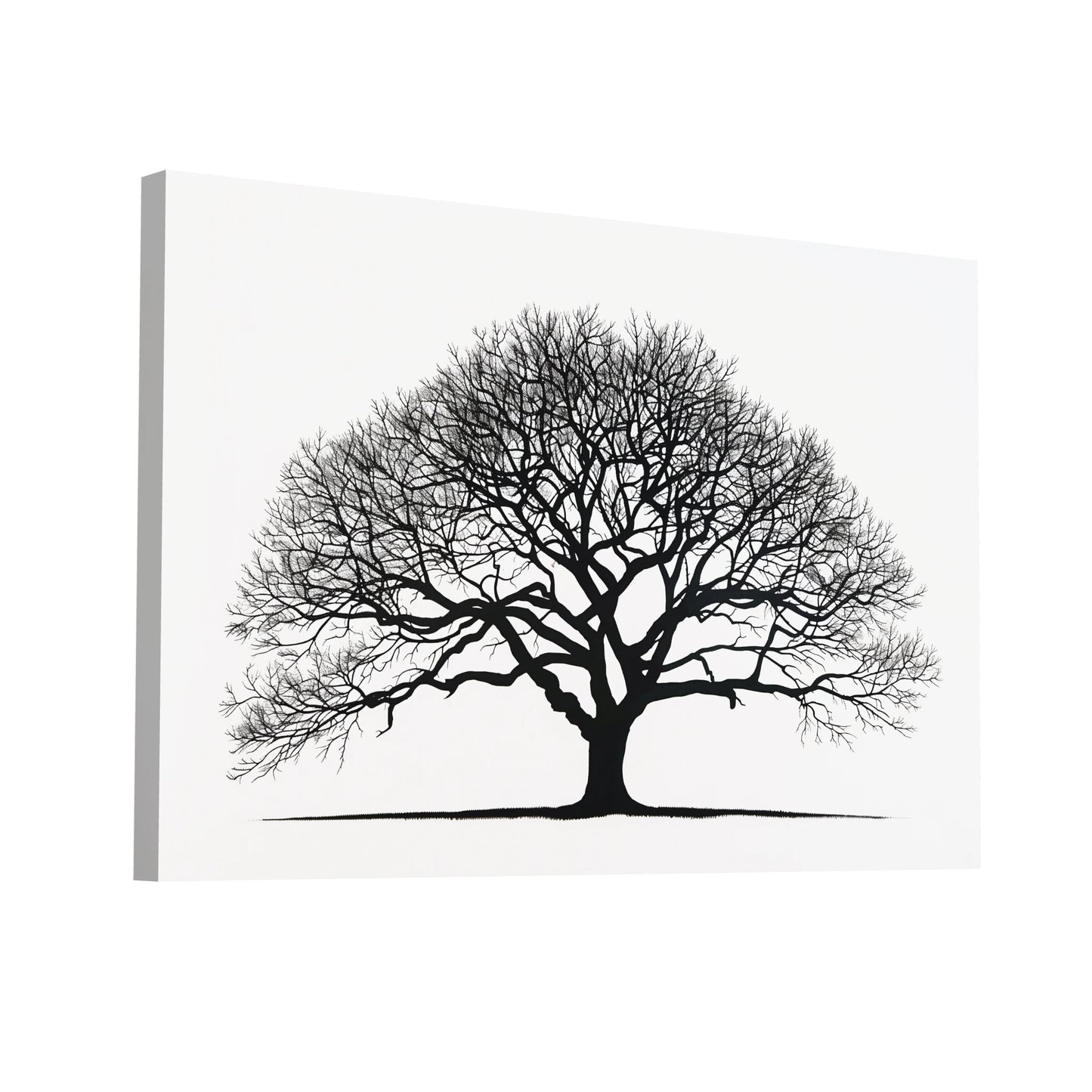 Product Hero 3D WebP Tableau Fond Blanc - Arbre Minimaliste - Art Virtuoso
