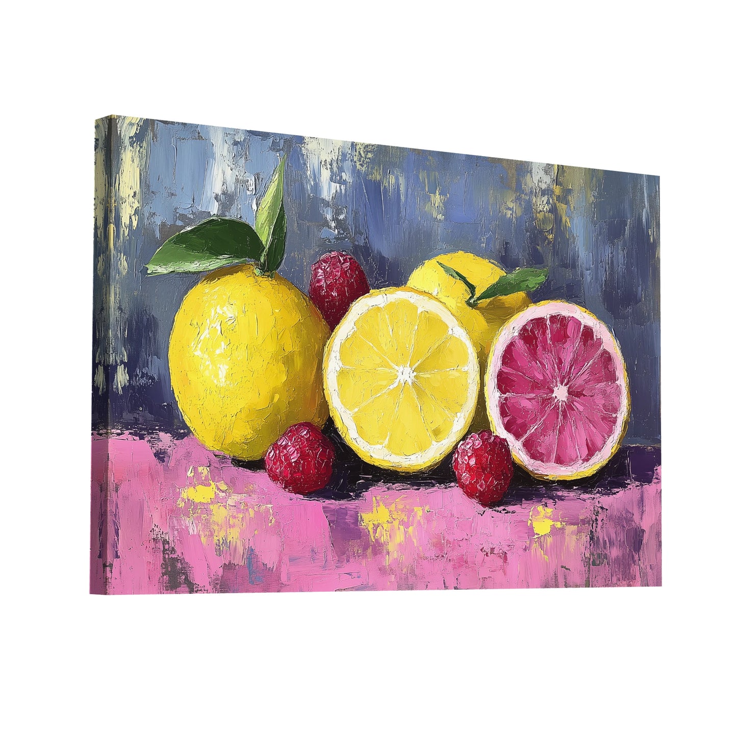 Product Hero 3D WebP Tableau Fruit : Les Agrumes - Art Virtuoso