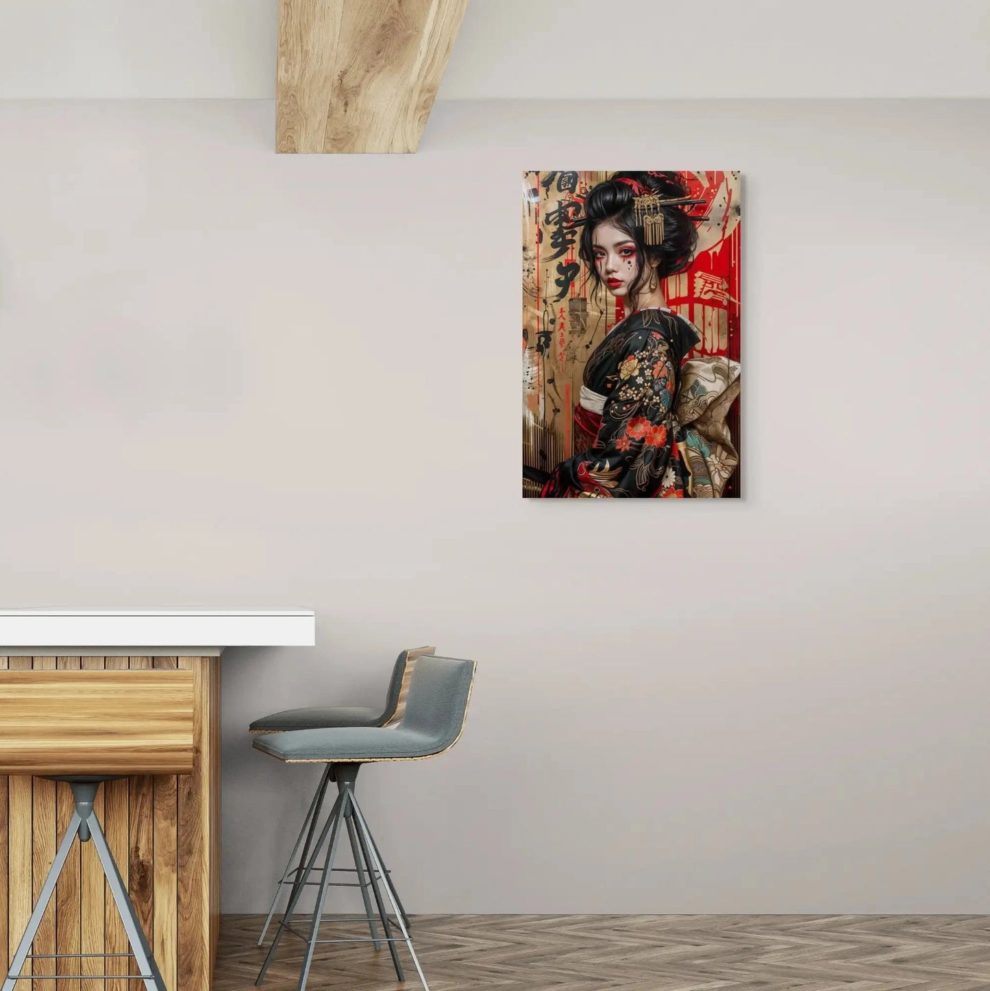 Tableau Japonais Geisha - Mariko Art Virtuoso