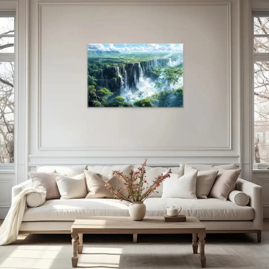 Tableau Les Chutes Victoria | Art Virtuoso Tableau Les Chutes Victoria | Art Virtuoso