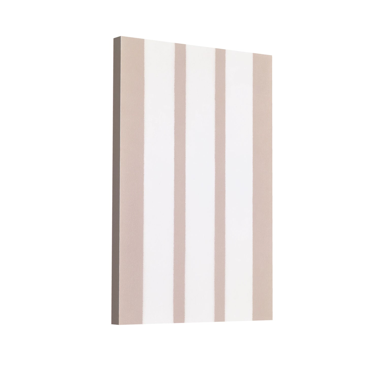 Product Hero 3D WebP Tableau Minimaliste à Bandes Verticales 3 - Blanches et Beige Taupe - Art Virtuoso