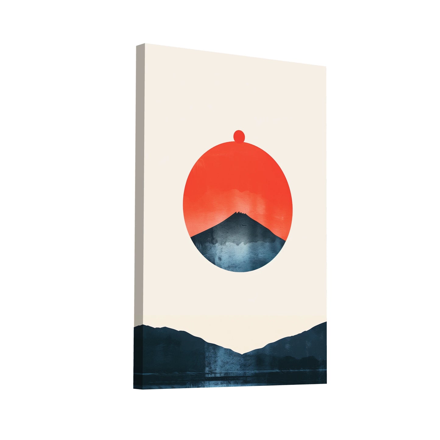 Product Hero 3D WebP Tableau Minimaliste Japonais - Art Virtuoso