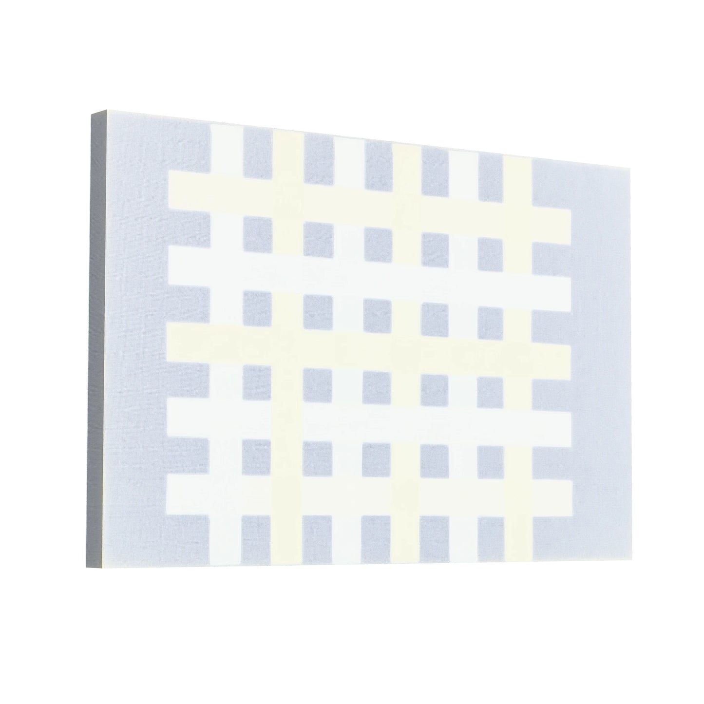 Product Hero 3D WebP Tableau Minimaliste Tissage Géométrique - Art Virtuoso