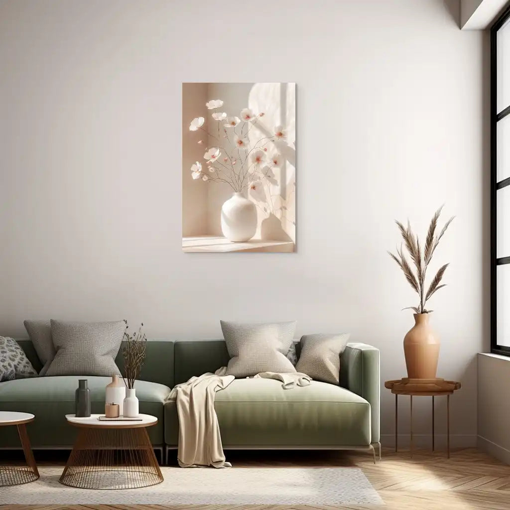 Tableau Moderne - Fleurs & Sérénité Art Virtuoso