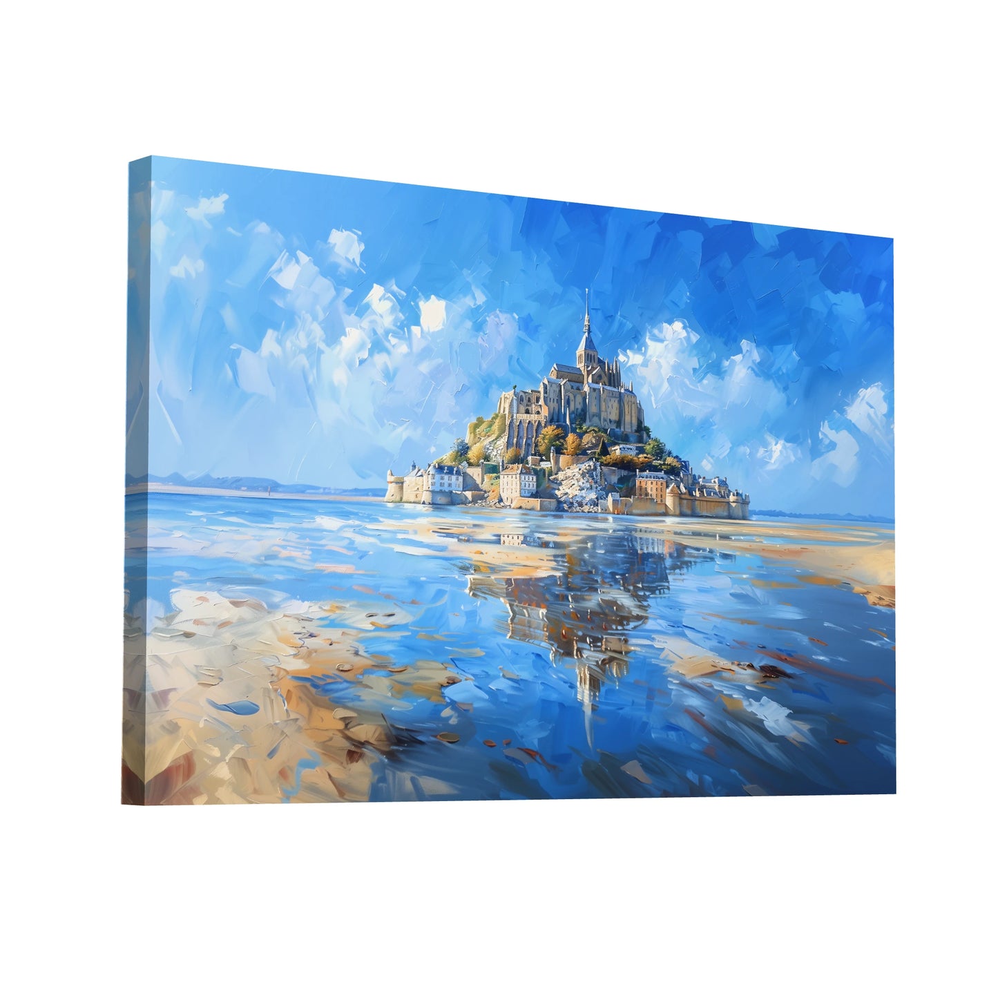 Product Hero 3D WebP Tableau Mont Saint Michel - Art Virtuoso