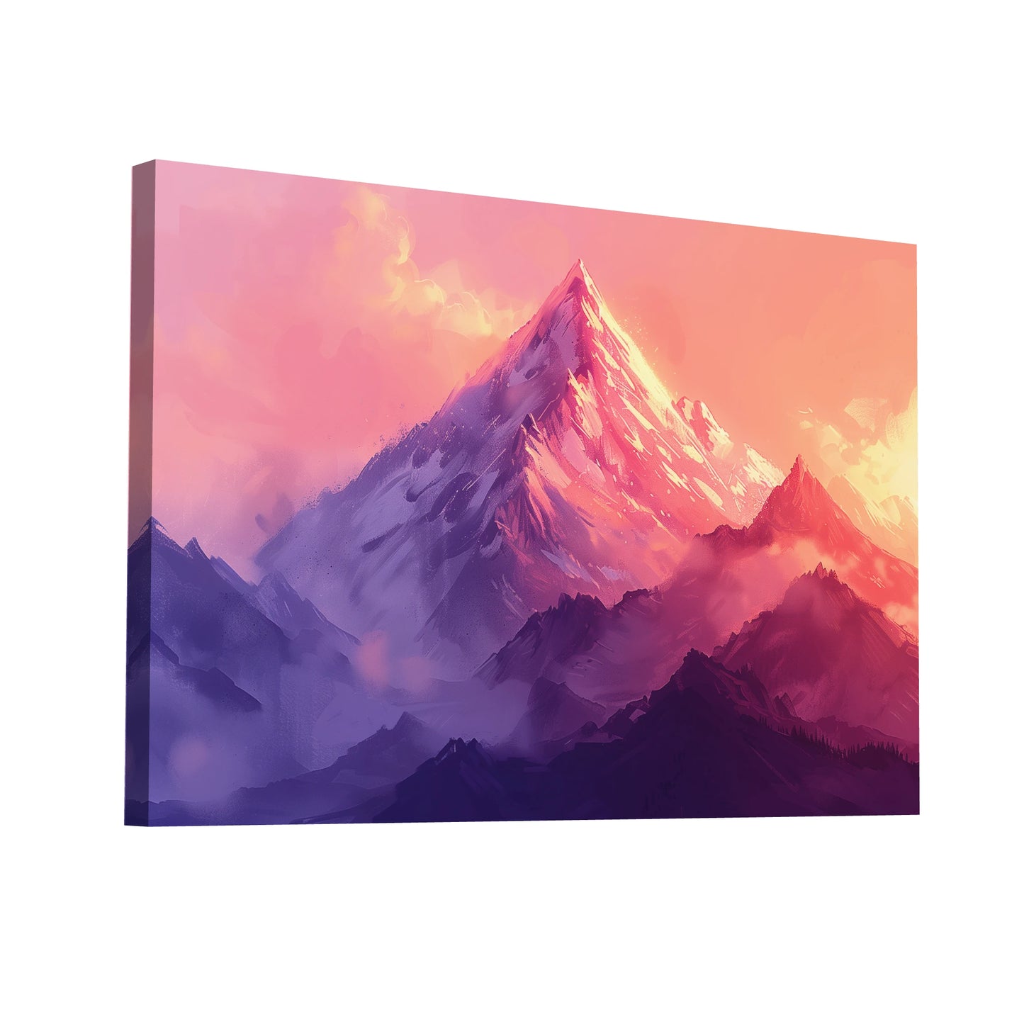 Product Hero 3D WebP Tableau Montagne Savoie - Art Virtuoso