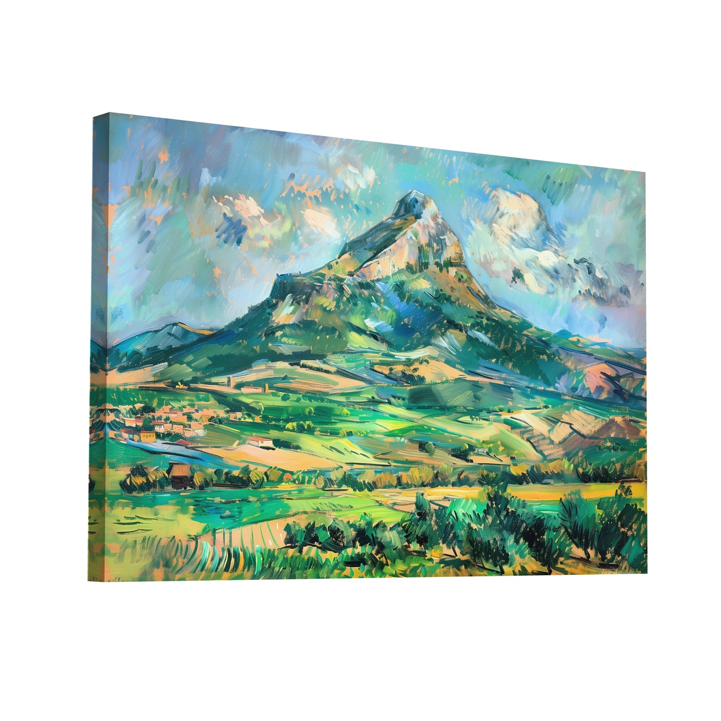 Product Hero 3D WebP Tableau Montagne Vintage - Art Virtuoso