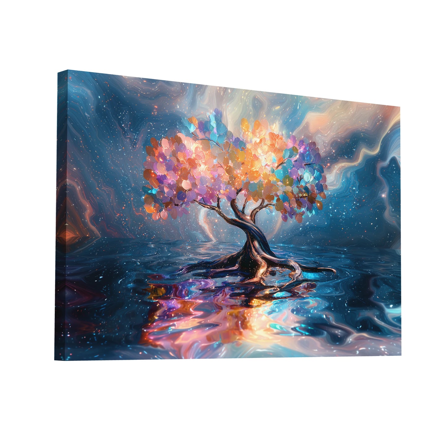 Product Hero 3D WebP Tableau Original - Arbre de Vie - Art Virtuoso