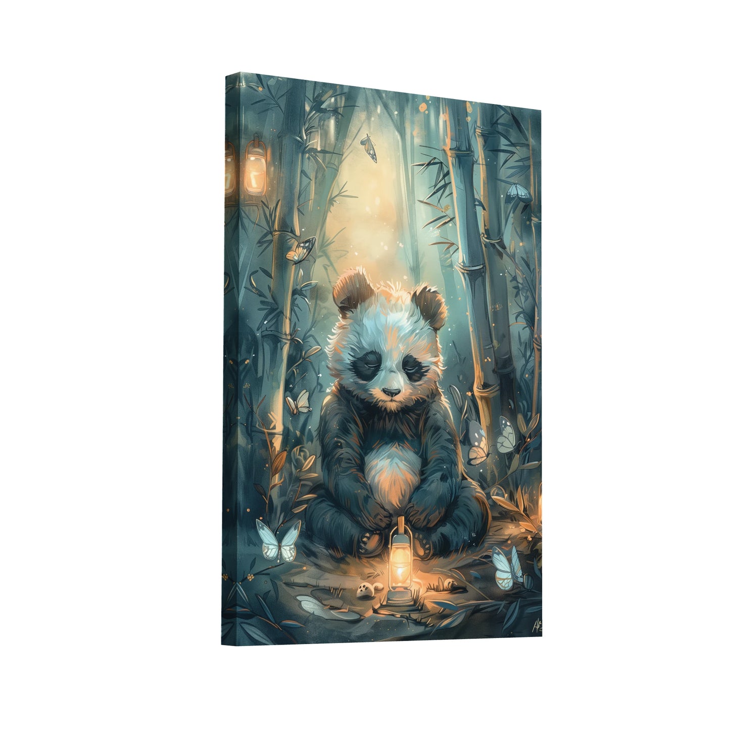 Product Hero 3D WebP Tableau Panda Zen - Art Virtuoso