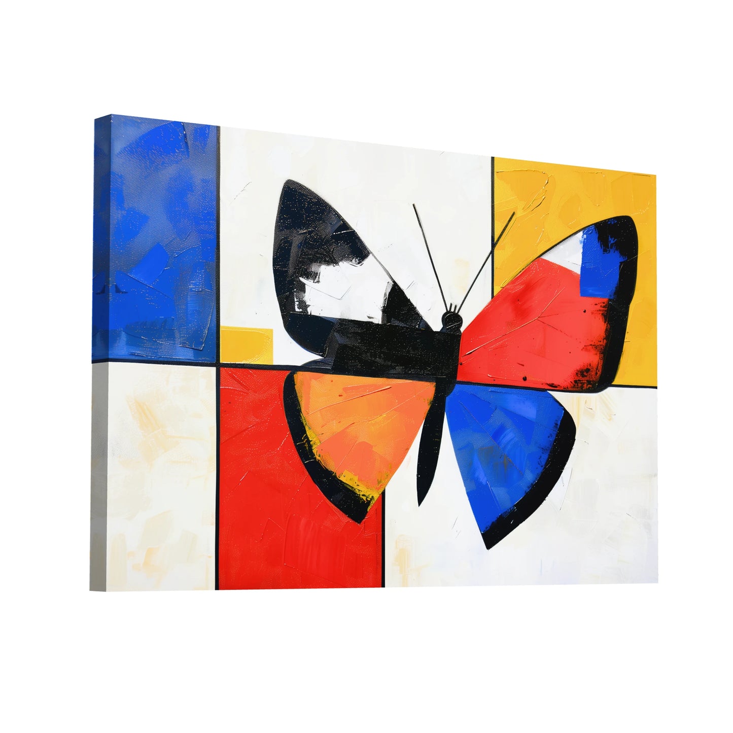 Product Hero 3D WebP Tableau Papillon Moderne - Art Virtuoso