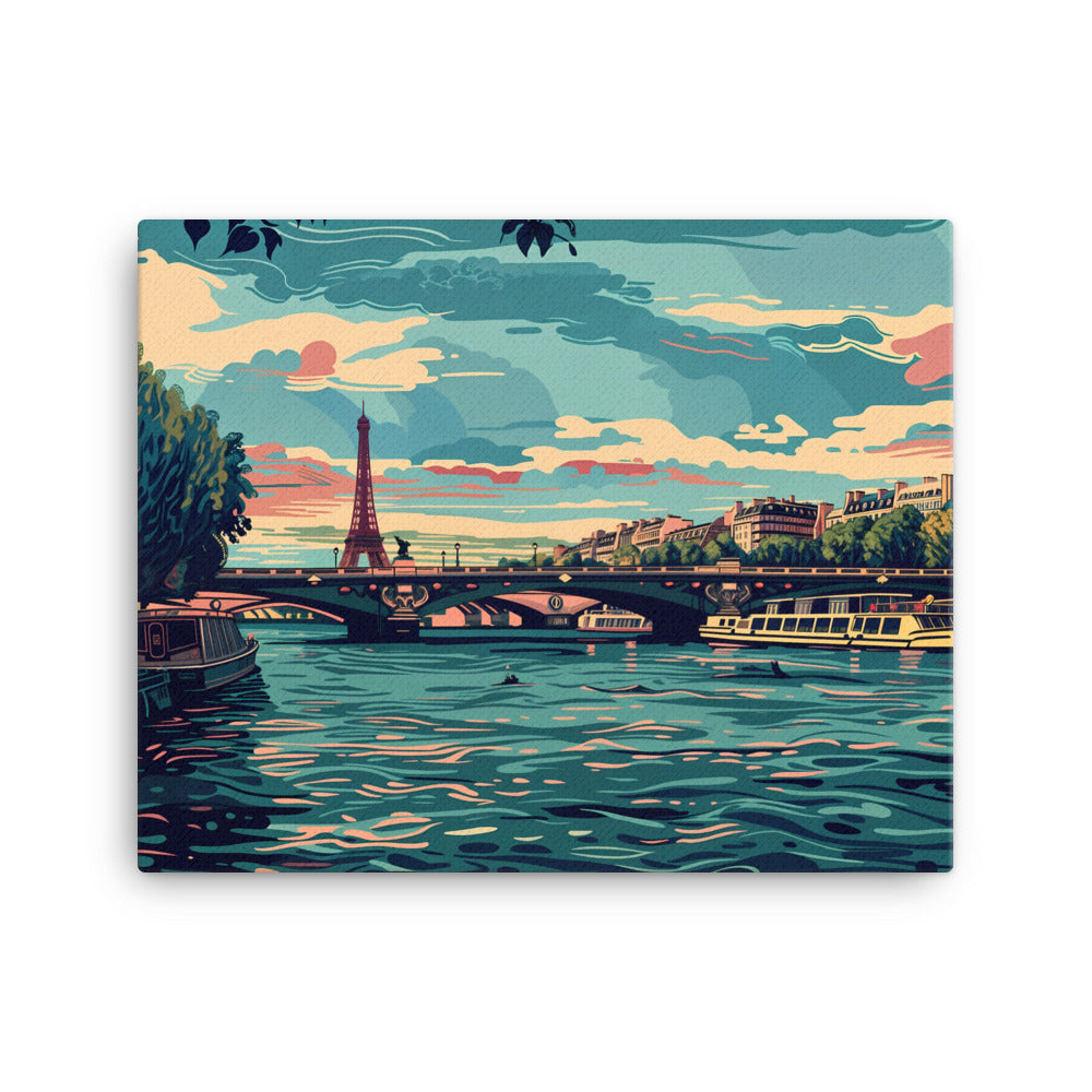 Tableau Paris Pop Art - Ode à la Ville Lumière Art Virtuoso M