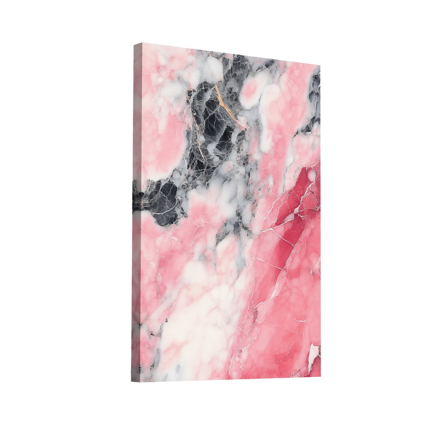 Product Hero 3D WebP Tableau Rose Marbre - Élégance Minérale - Art Virtuoso