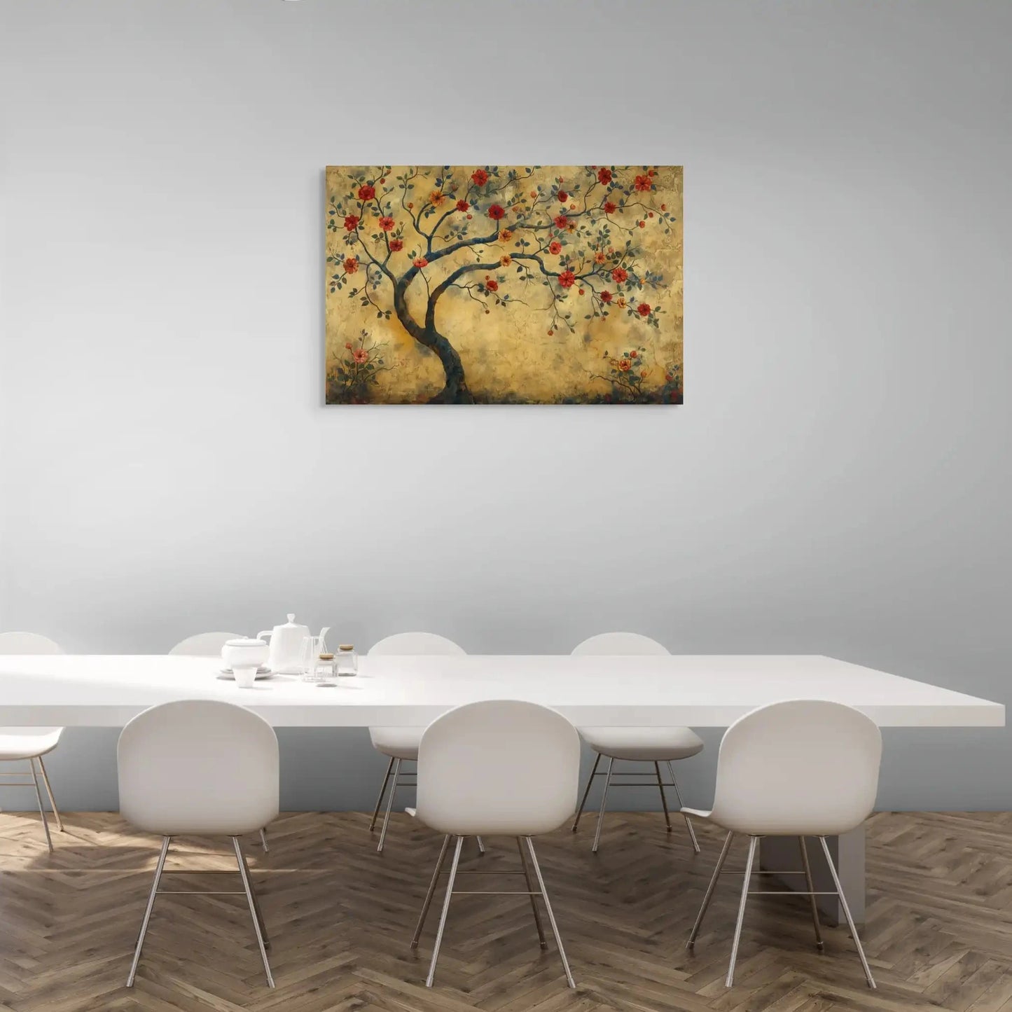 Tableau Style Bohème - Arbre Stylisé Affiches, reproductions et œuvres graphiques Art Virtuoso