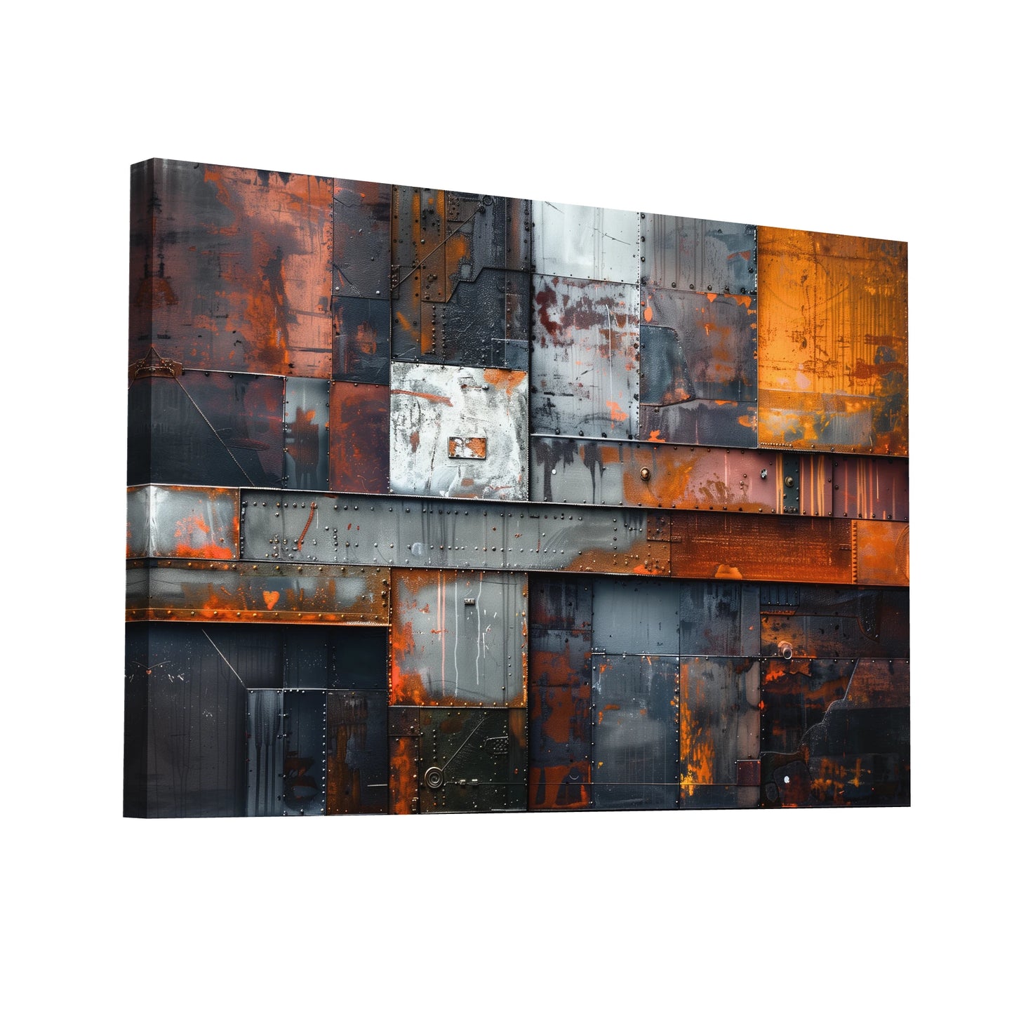 Product Hero 3D WebP Tableau Style Industriel Chic - Art Virtuoso