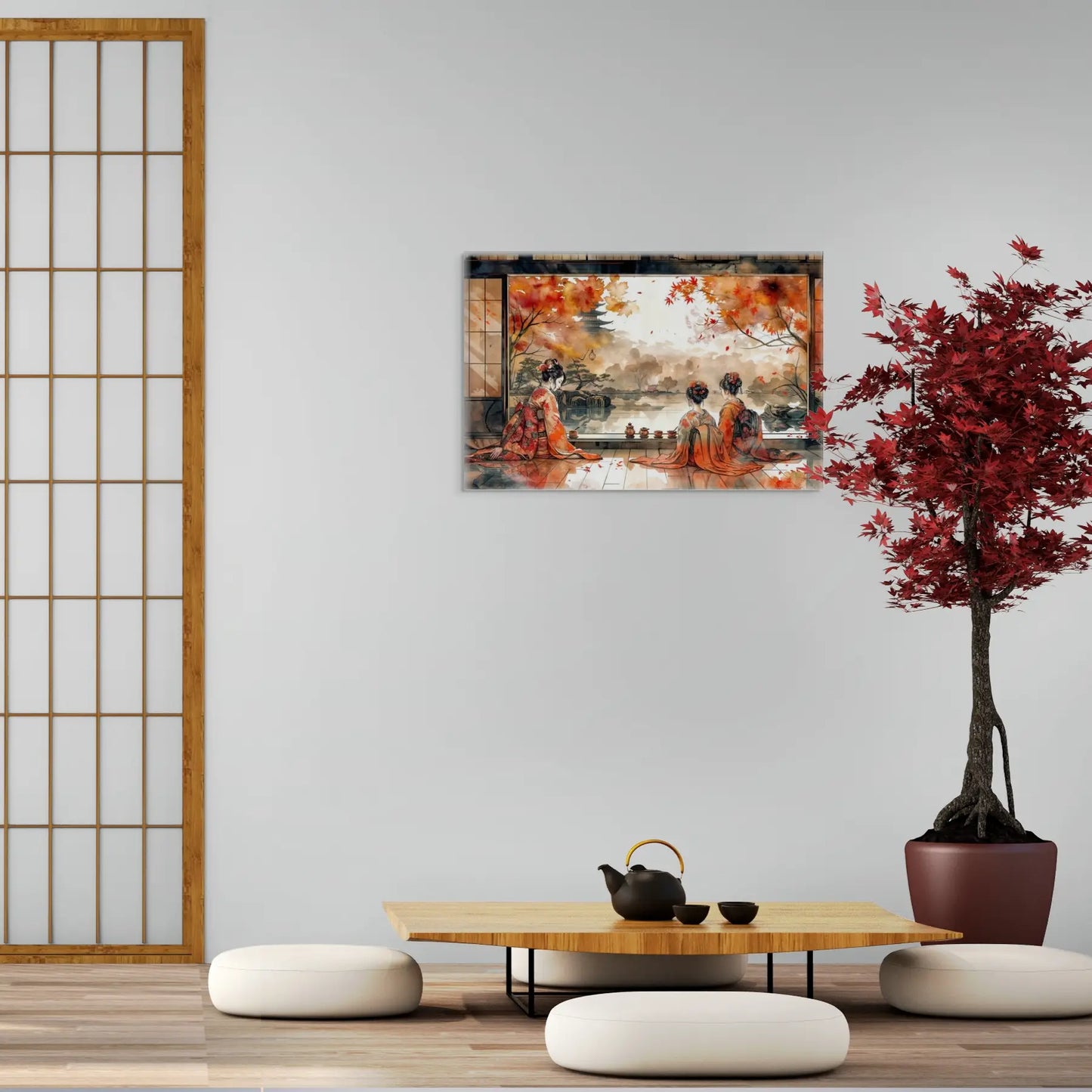 Tableau Style Japonais - Harmonie Automnale Art Virtuoso