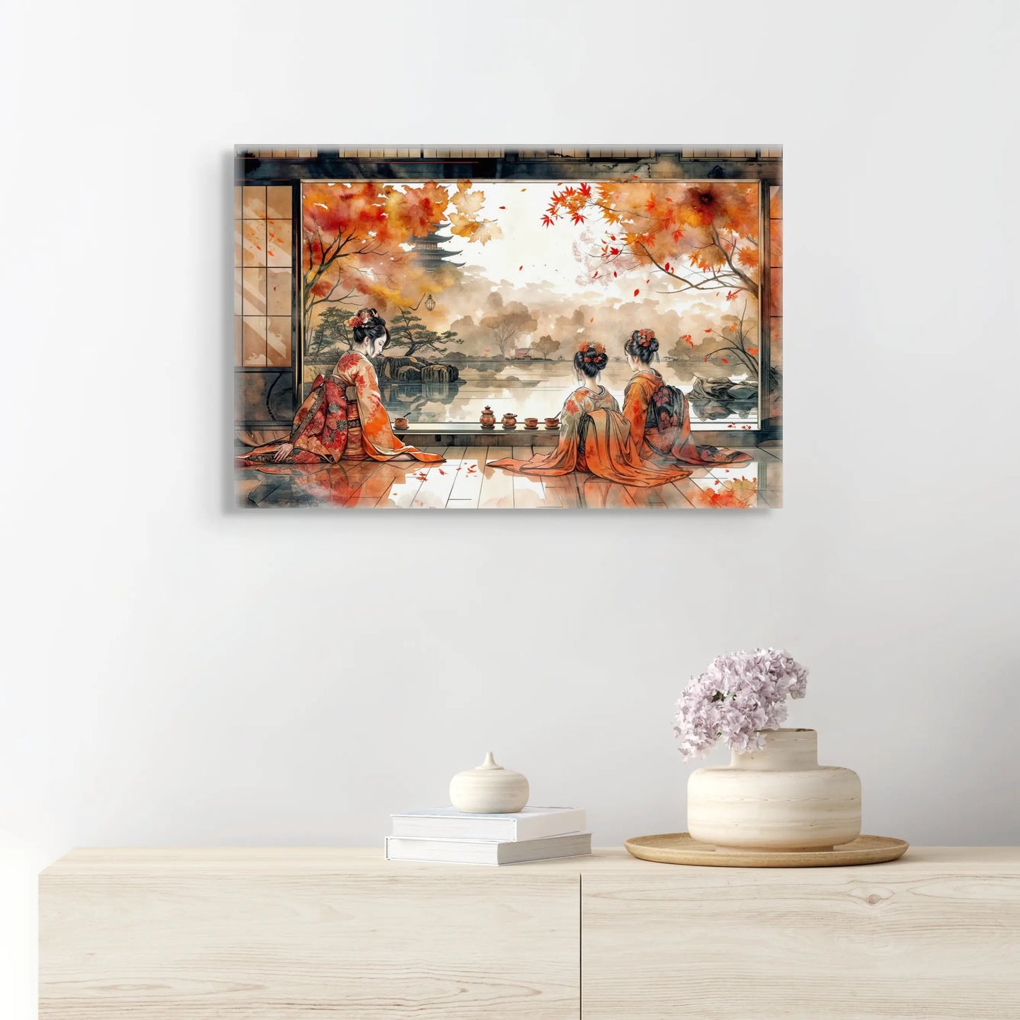 Tableau Style Japonais - Harmonie Automnale Art Virtuoso