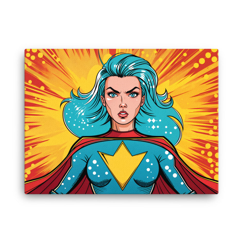 Tableau Super Héroïne - Pop Art Art Virtuoso L