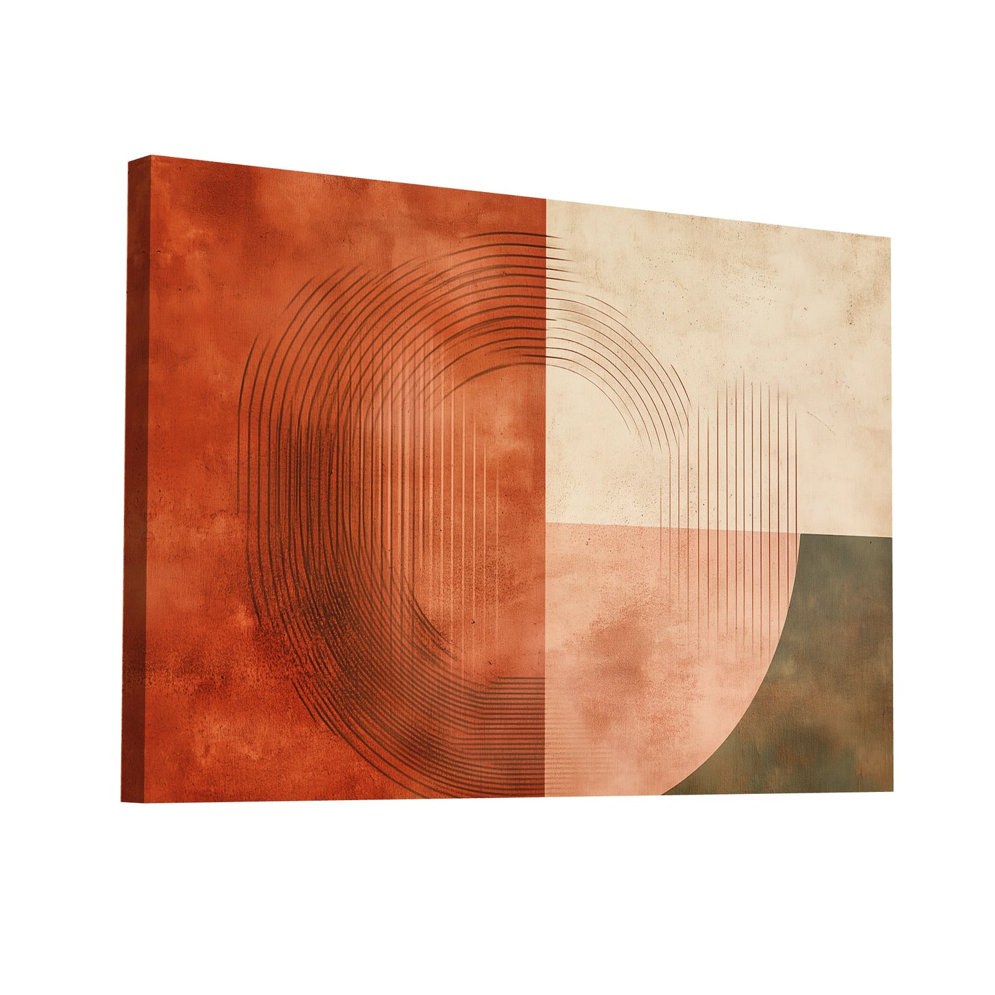 Product Hero 3D WebP Tableau Sur Mur Terracotta - Art Virtuoso