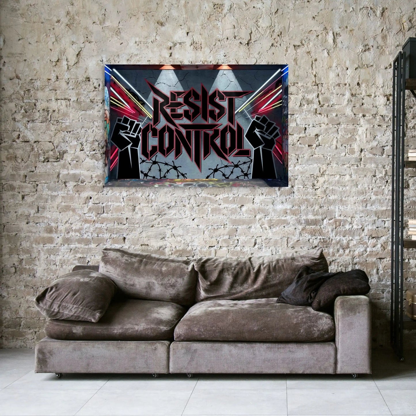 Tableau Tags - Resist Control Affiches, reproductions et œuvres graphiques Art Virtuoso