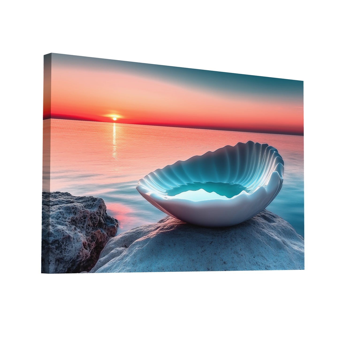 Product Hero 3D WebP Tableau Thème Marin et Ambiance Aquatique - Art Virtuoso