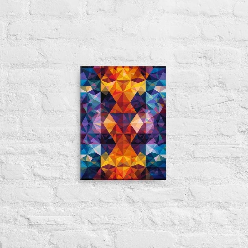 Tableau Triangle Illusion d Optique Art Virtuoso