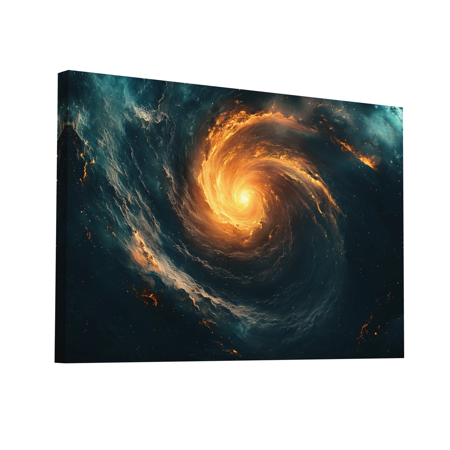 Product Hero 3D WebP Tableau Univers : Spirale Cosmique - Art Virtuoso