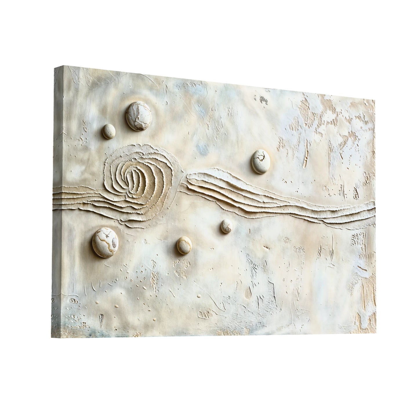 Product Hero 3D WebP Tableau Zen Abstrait - Art Virtuoso