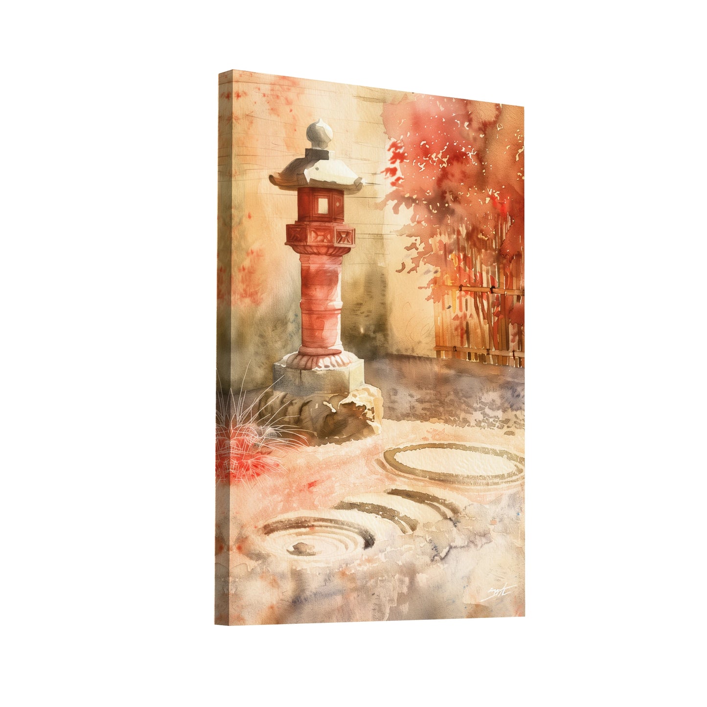 Product Hero 3D WebP Tableau Zen - Lanterne Japonaise - Art Virtuoso