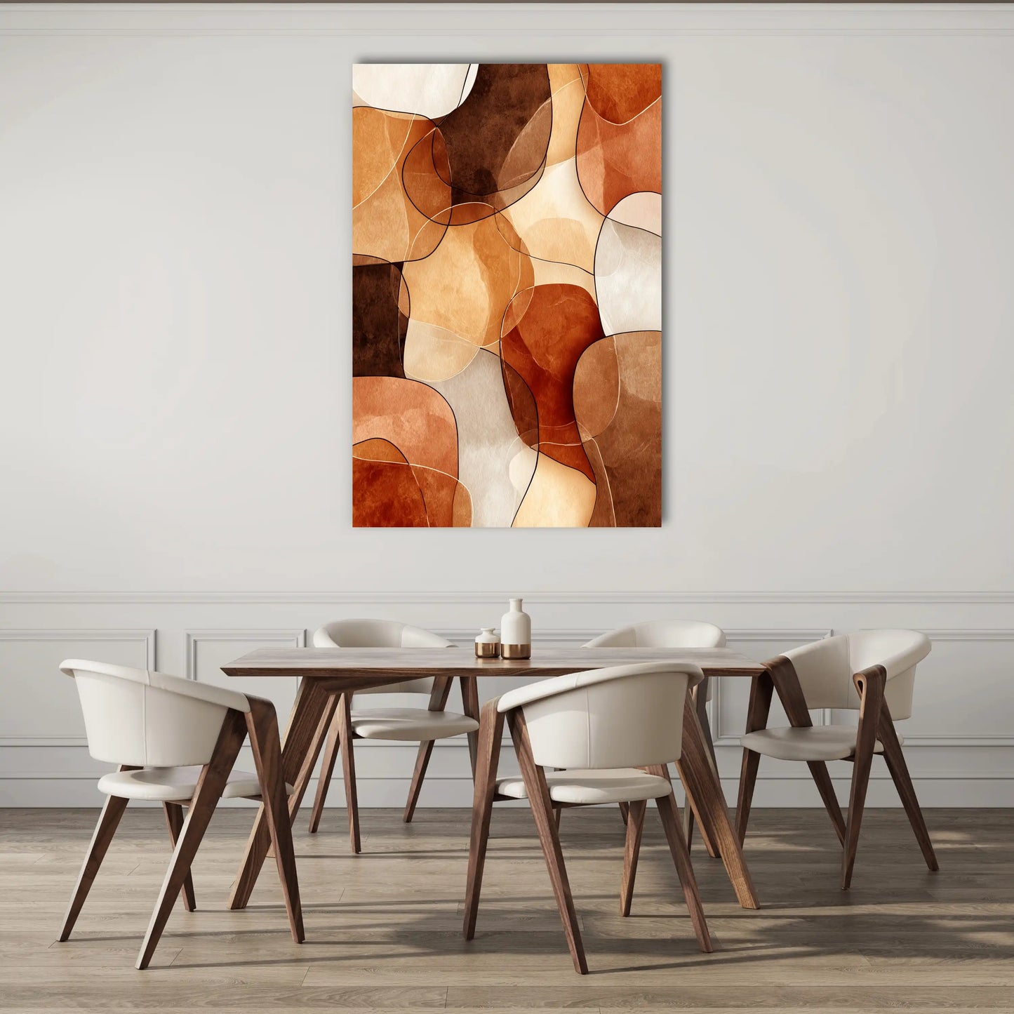 Tableau Ambiance Cocooning Minimaliste : Nuances Caressantes