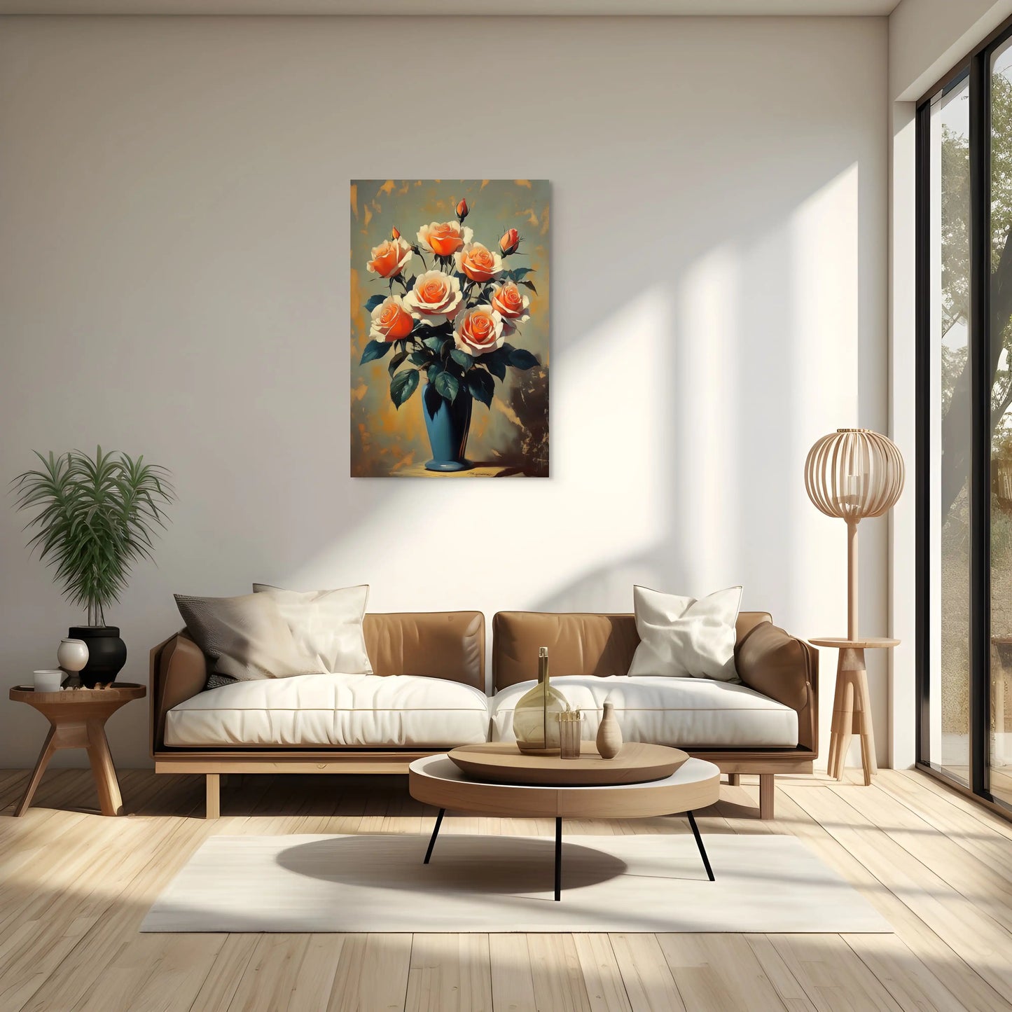 Tableau Ancien avec des Roses : Élégance Pastel Affiches, reproductions et œuvres graphiques Art Virtuoso