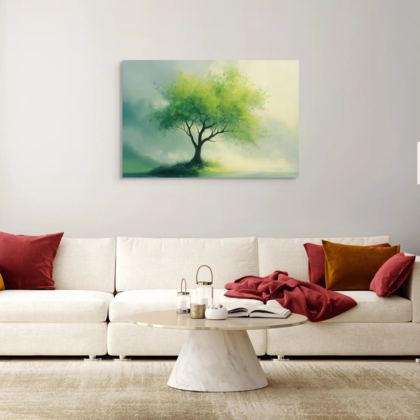 Tableau Arbre Vert - Murmures de Mai Affiches, reproductions et œuvres graphiques Art Virtuoso