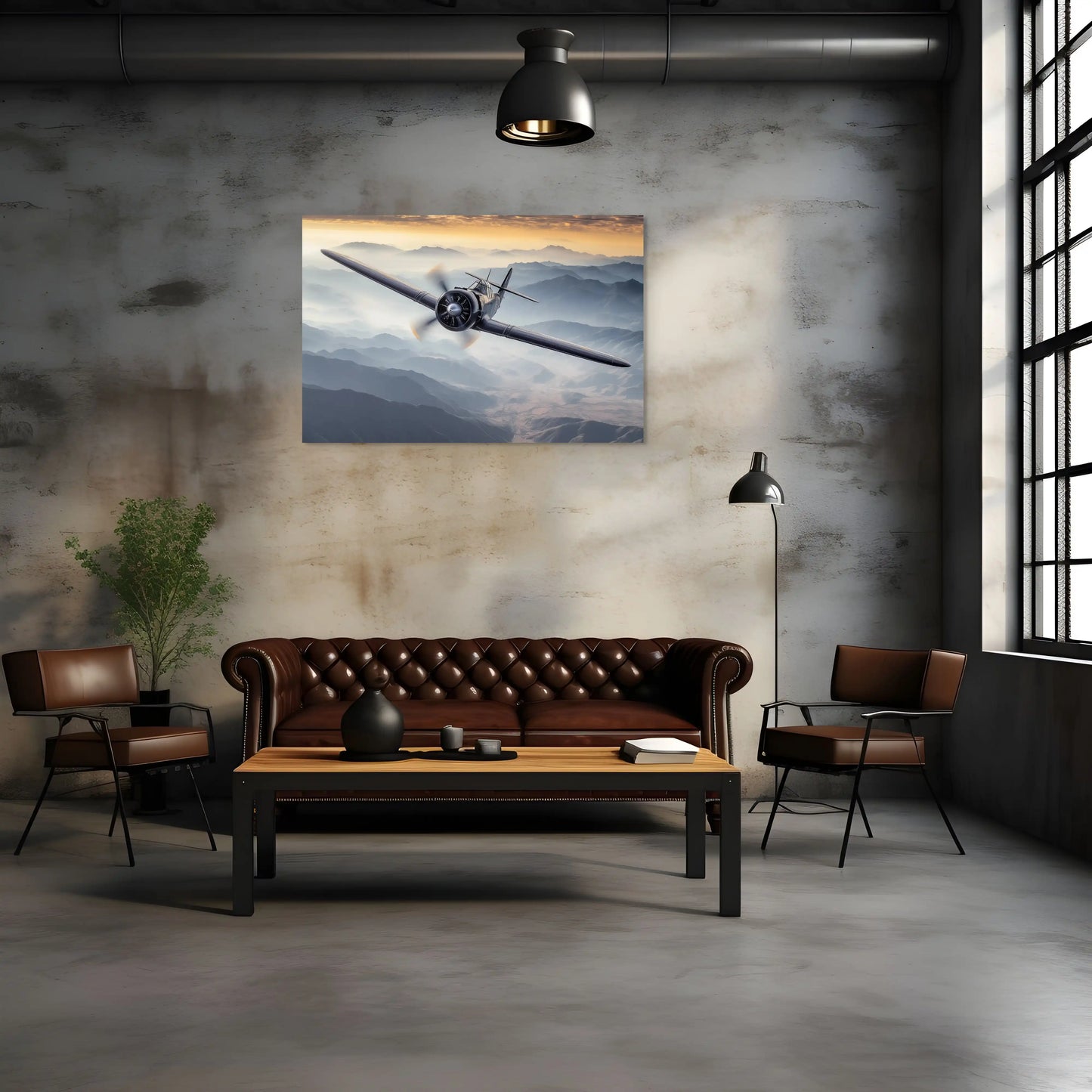 Tableau Avion Vintage Affiches, reproductions et œuvres graphiques Art Virtuoso